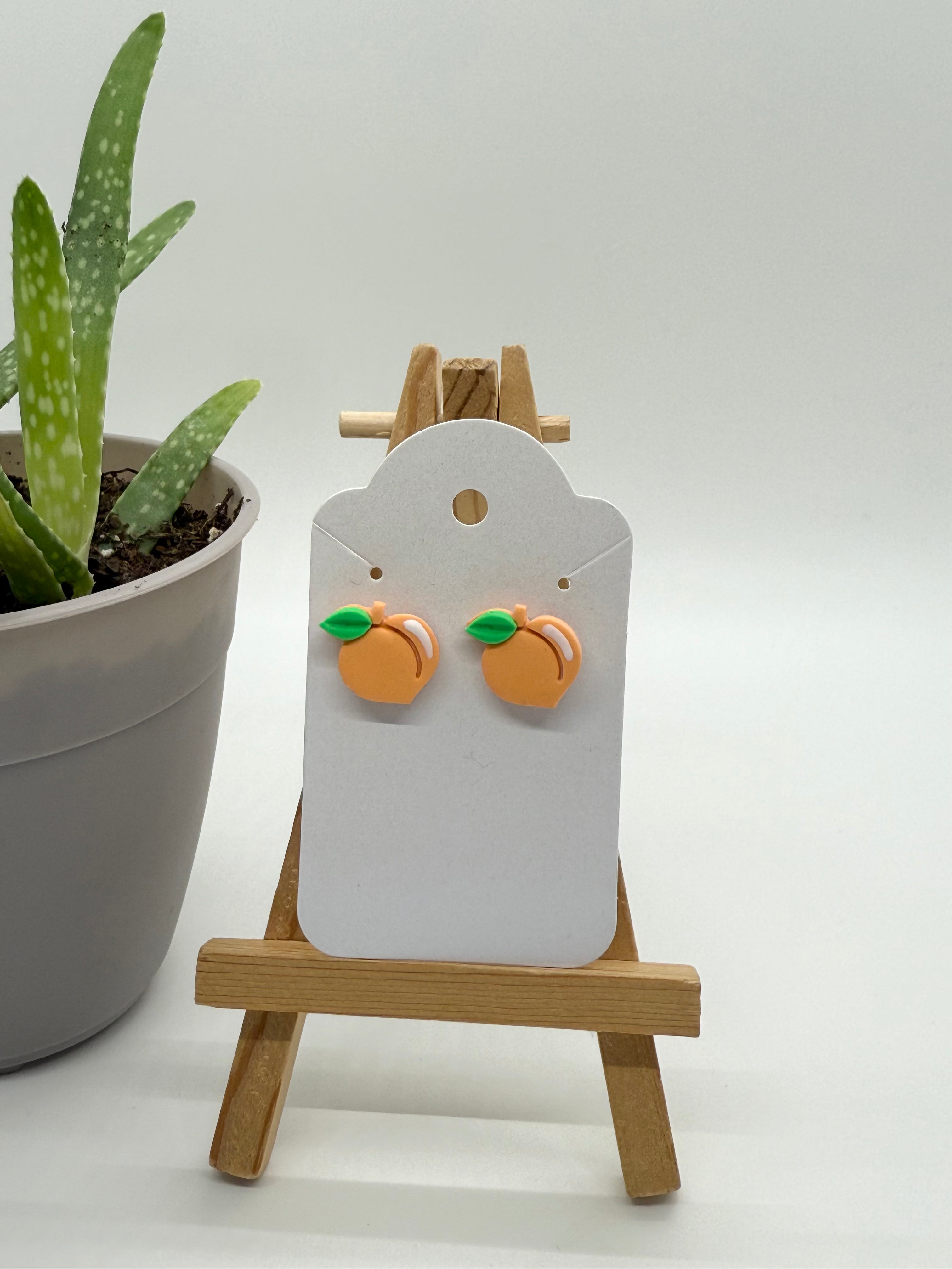 Fun Fruits (Multiple Fruit Options) - Polymer Clay Studs