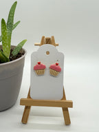 Cupcakes - Polymer Clay Studs