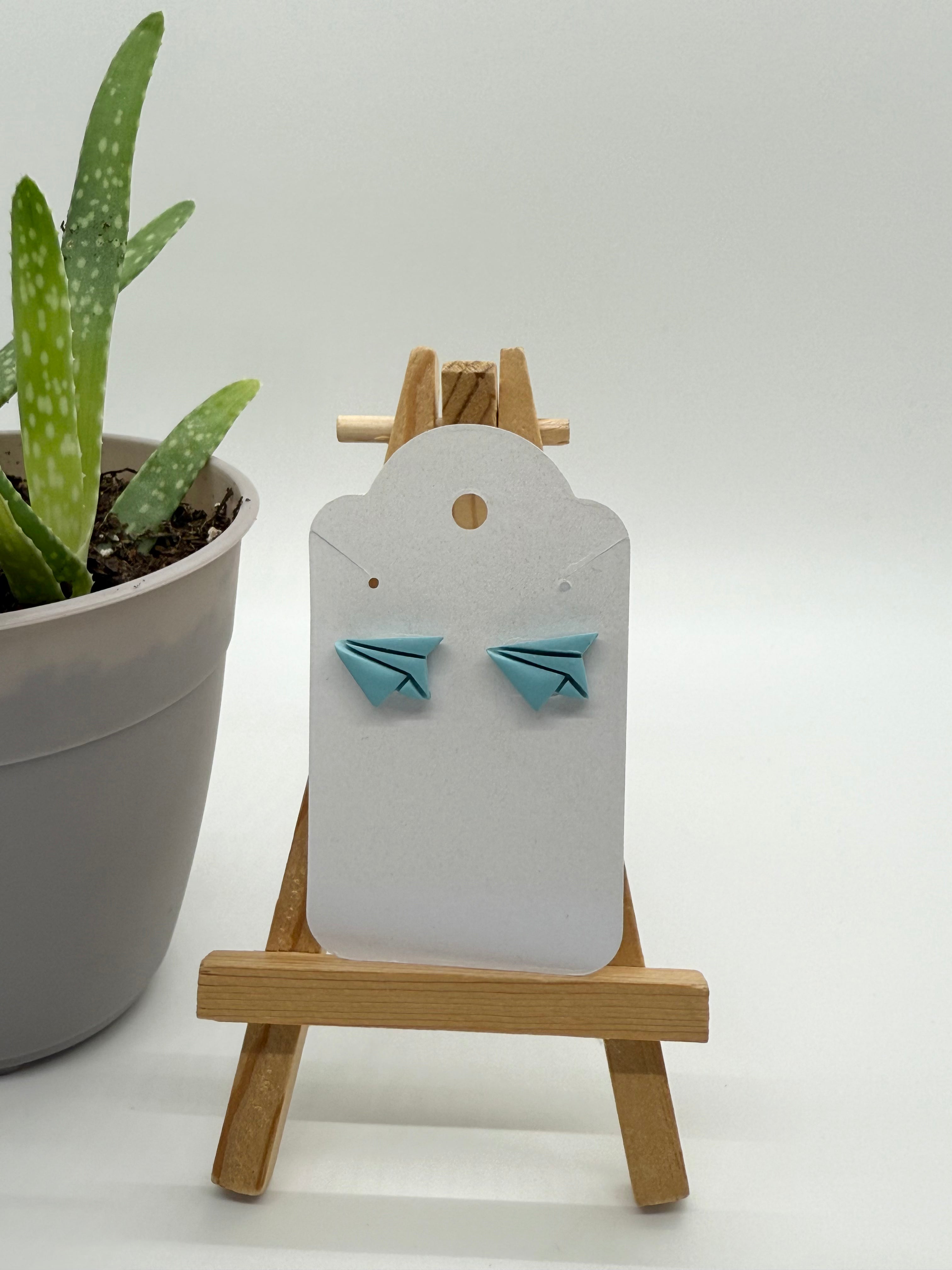 Paper Planes - Polymer Clay Studs