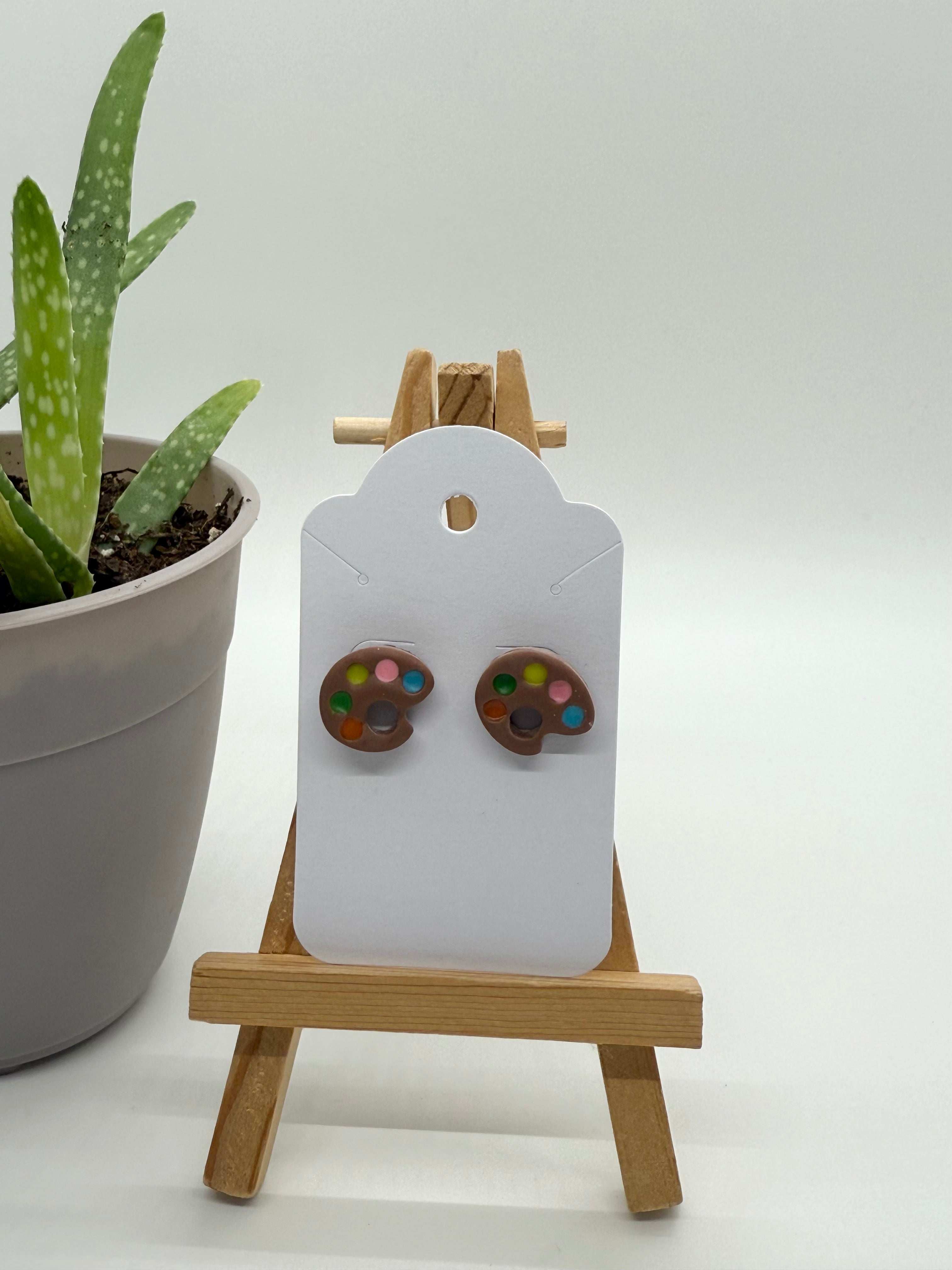 Paint Palettes - Polymer Clay Studs