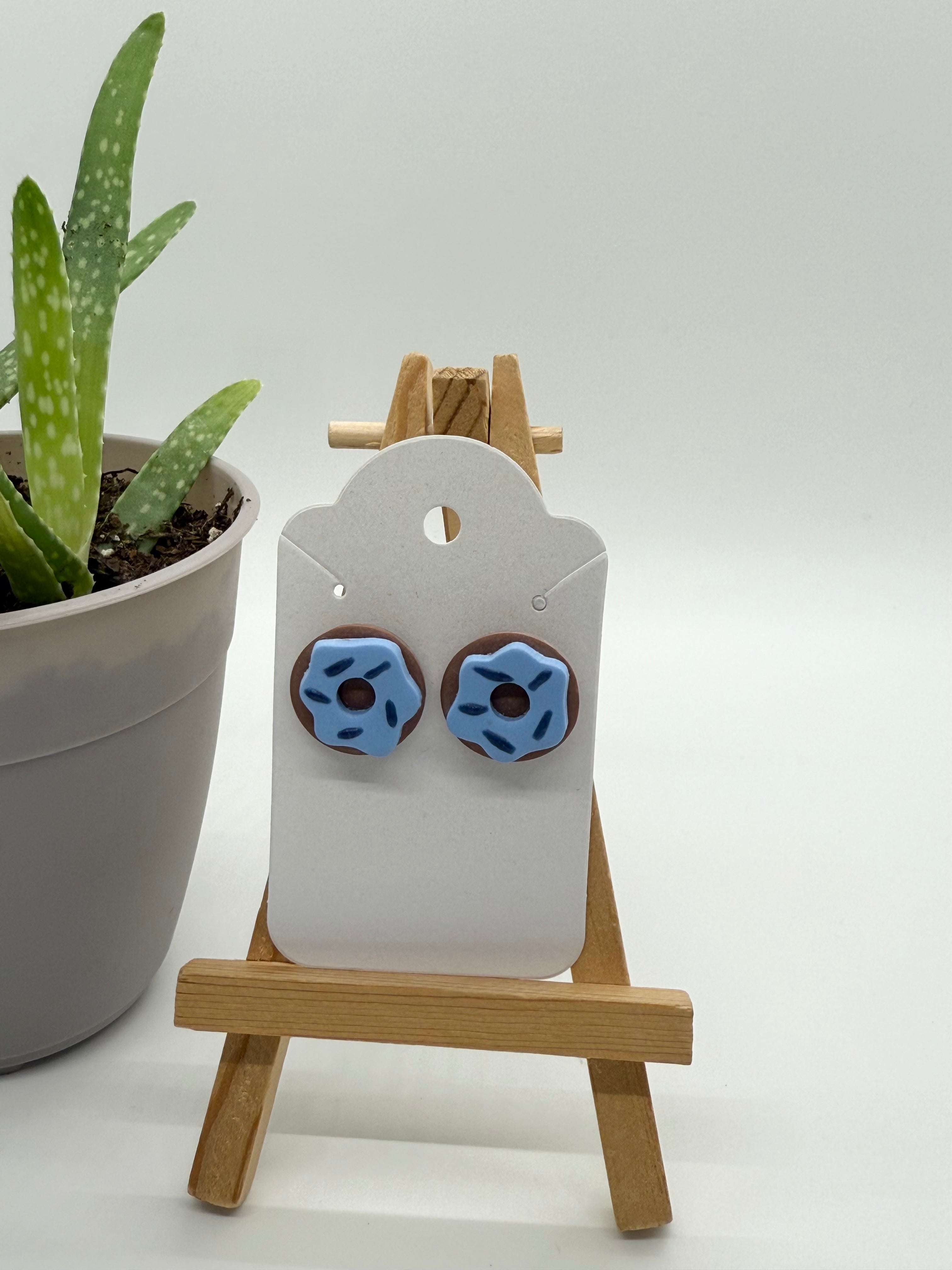 Delightful Donuts - Polymer Clay Studs