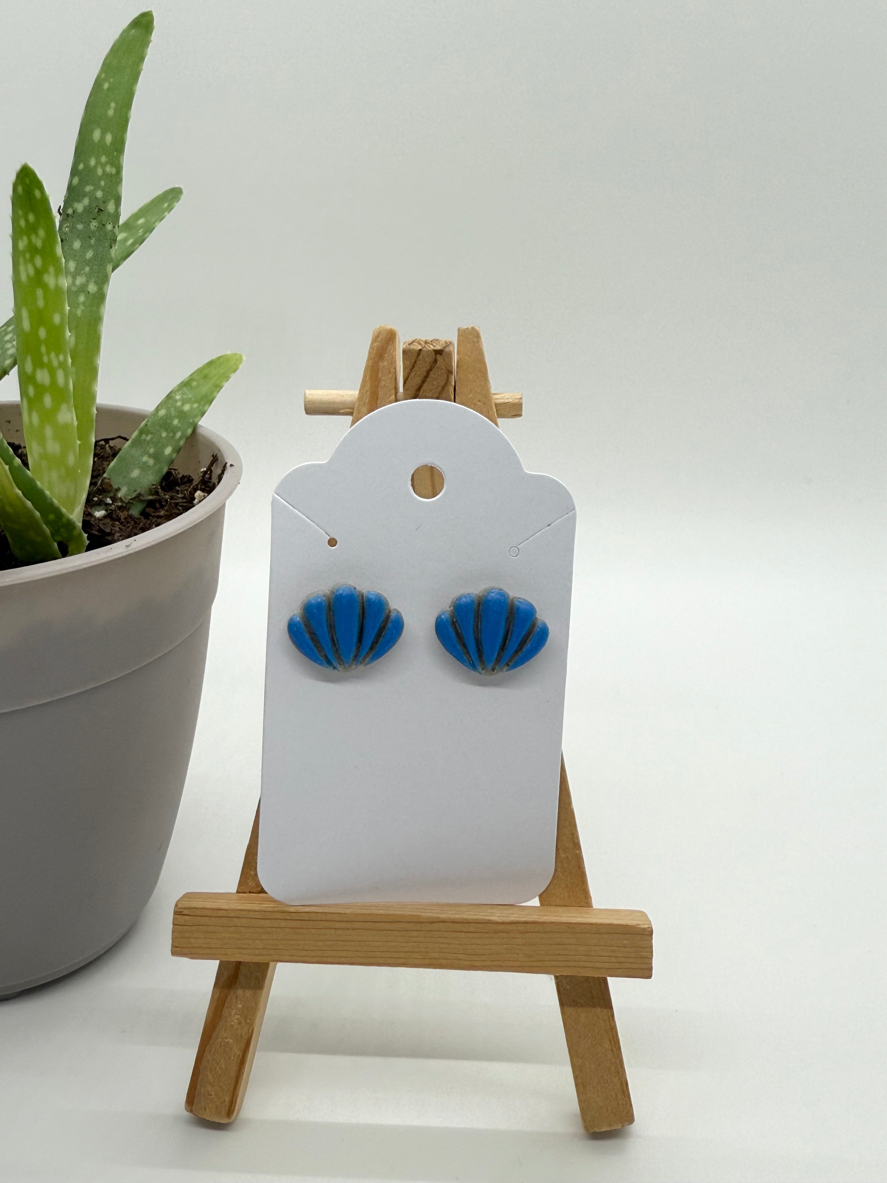 Simply Shells - Polymer Clay Studs