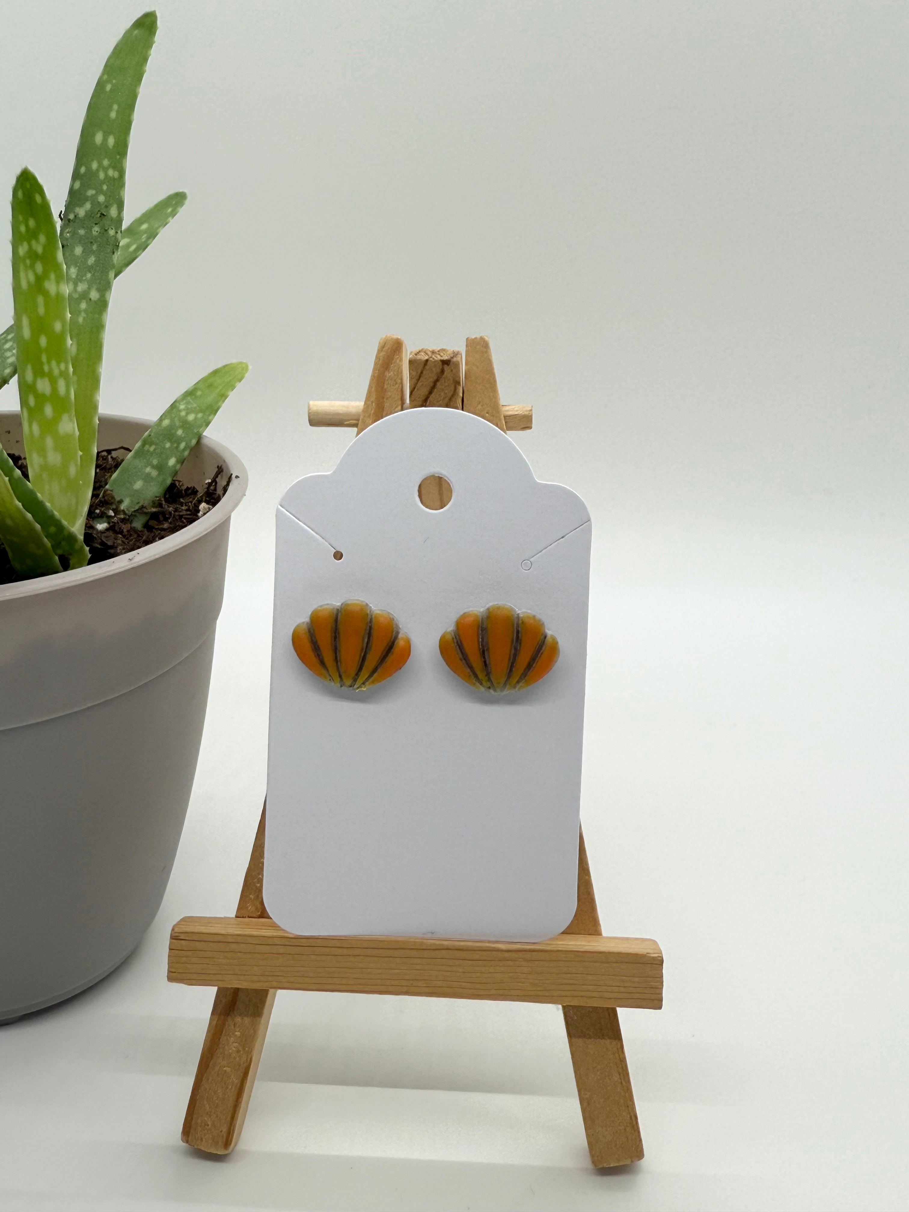Simply Shells - Polymer Clay Studs