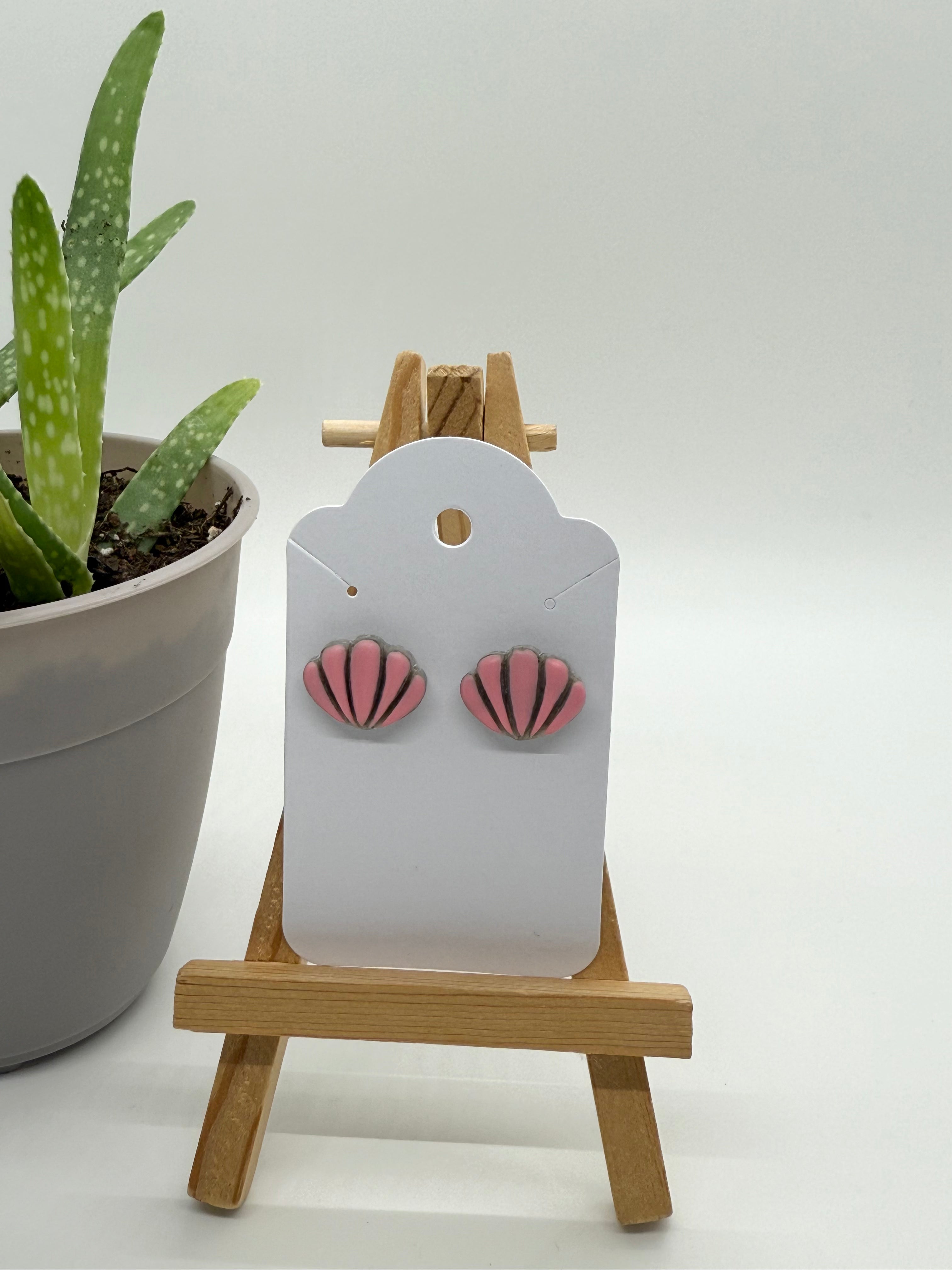 Simply Shells - Polymer Clay Studs