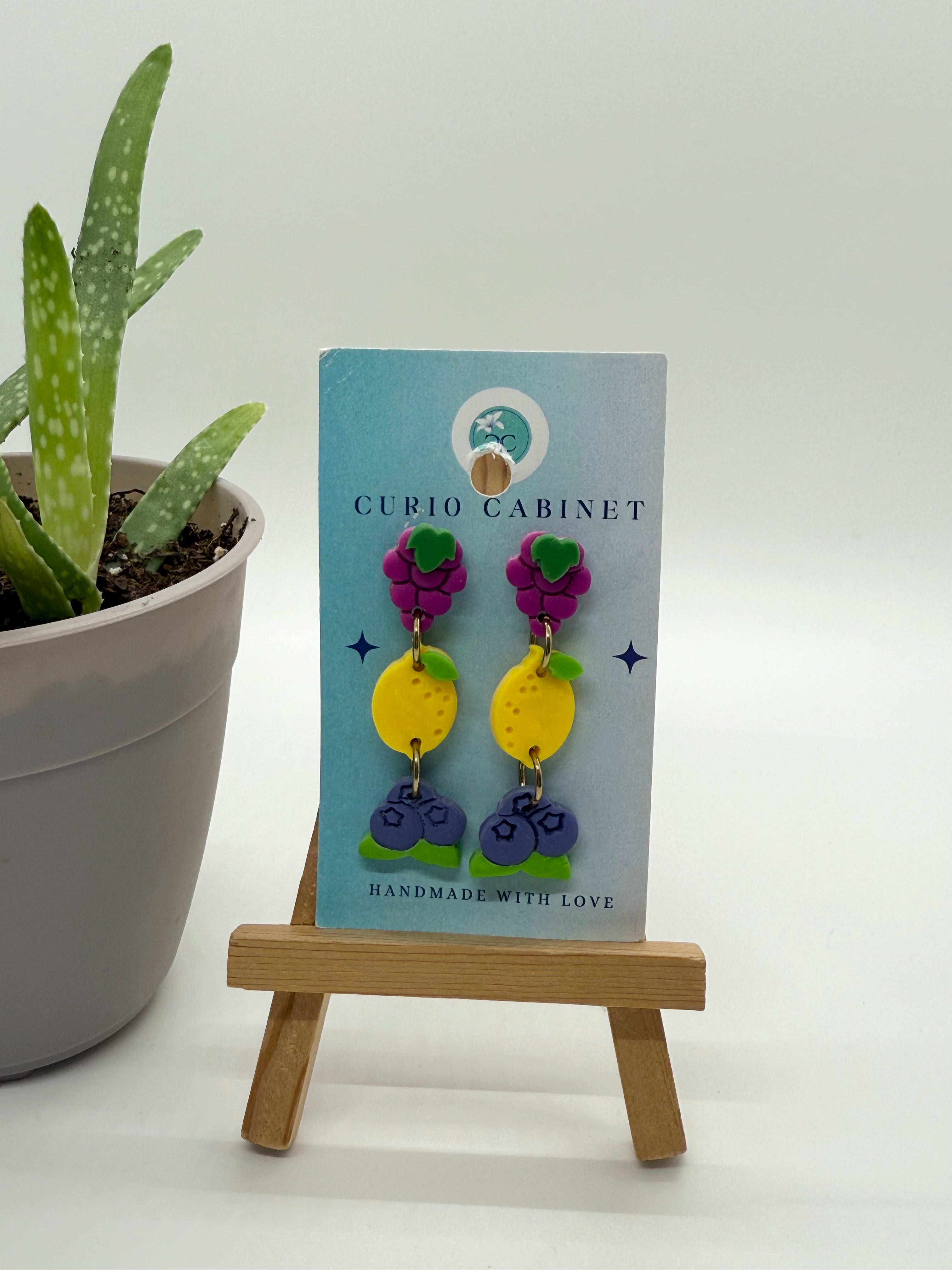 Fruit Dangles - Polymer Clay Earrings