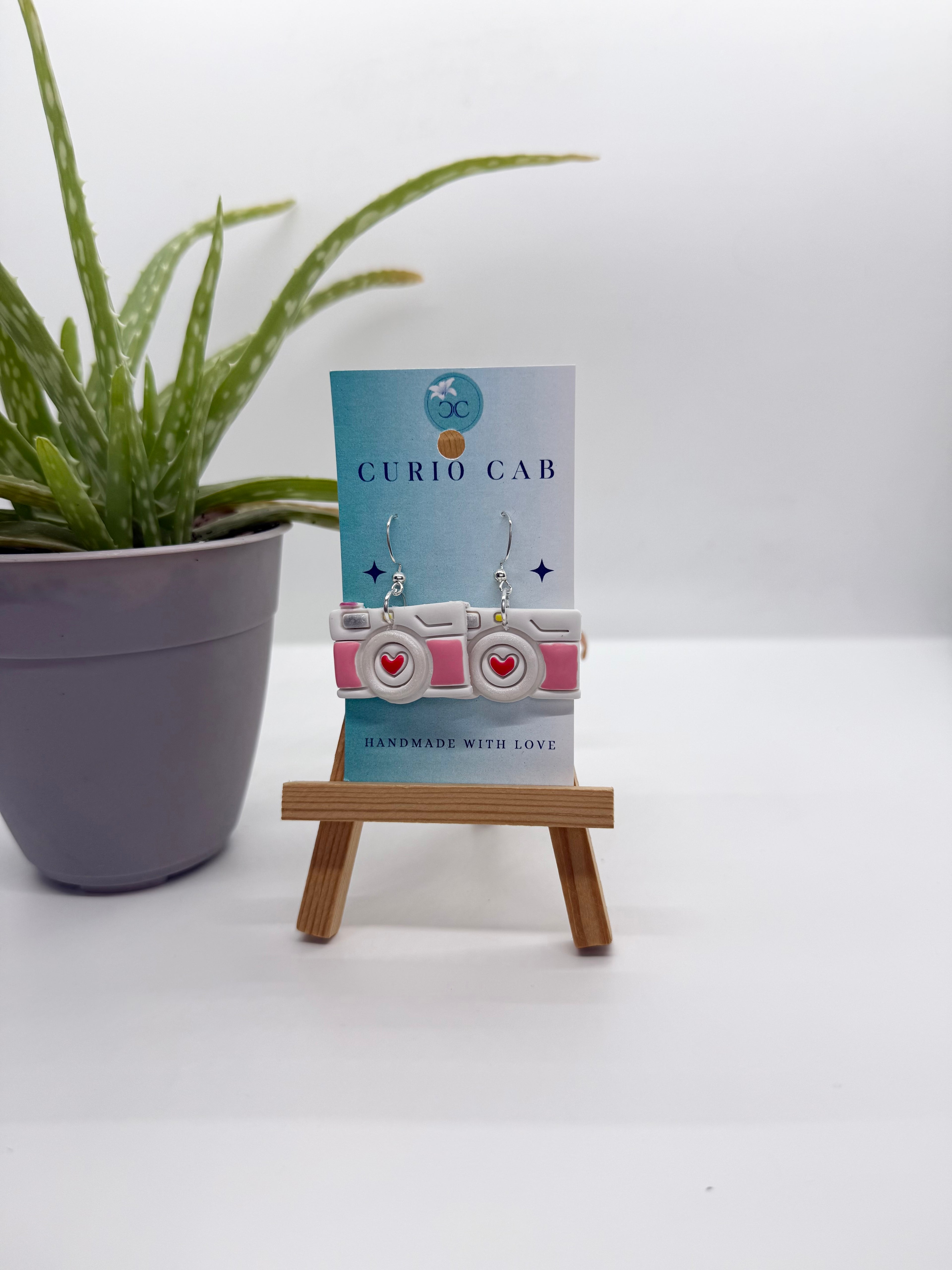 Snapshots of Love - Polymer Clay Earrings