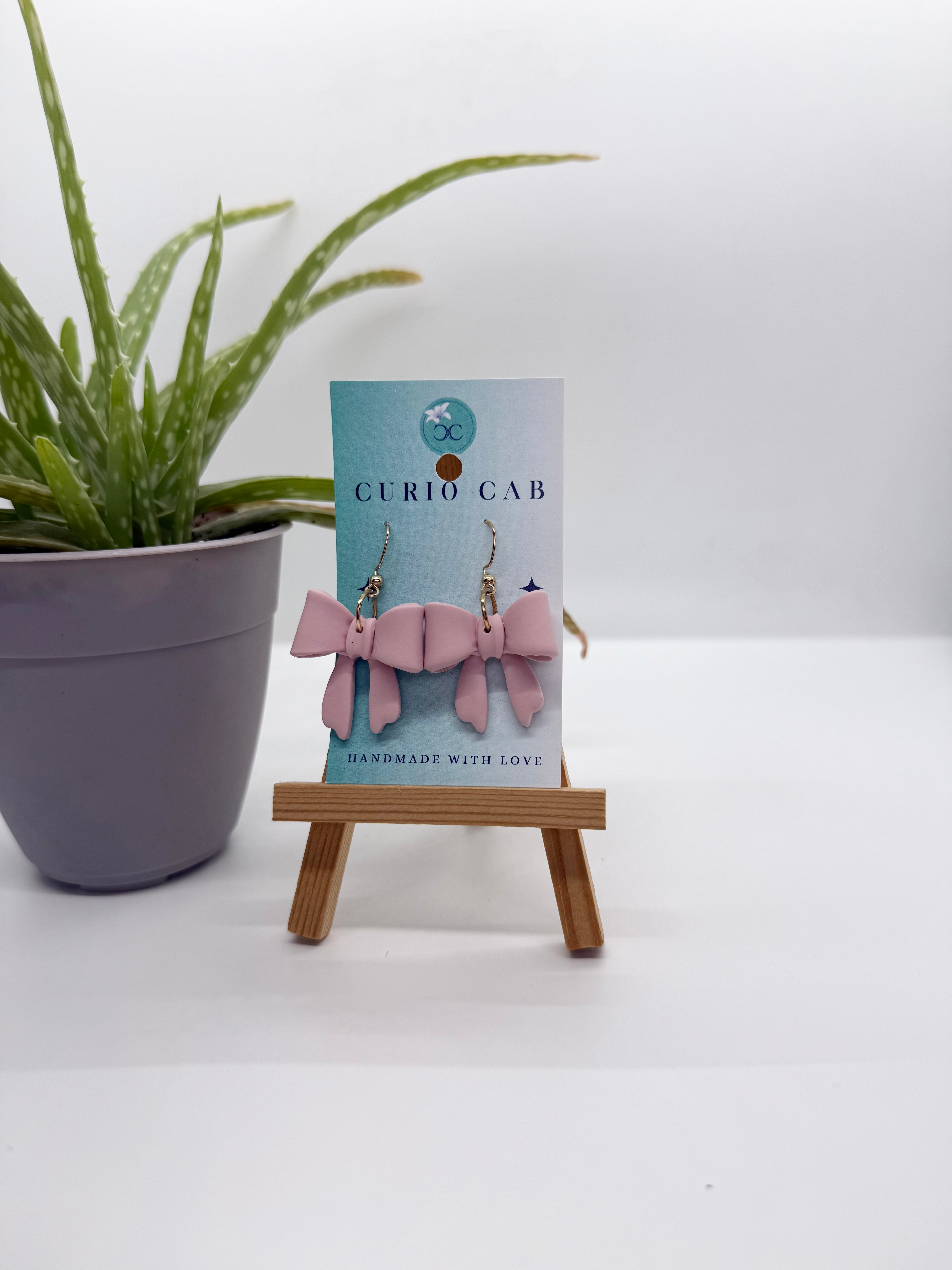 Beautiful Bows - Polymer Clay Earrings