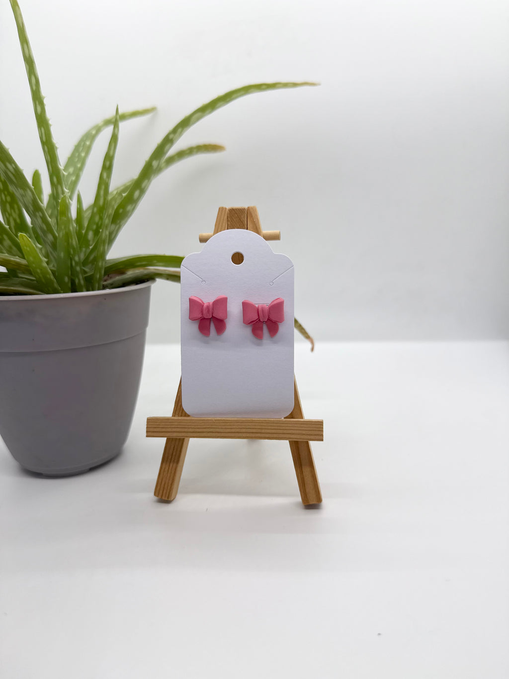 Beautiful Bow Studs - Polymer Clay Studs