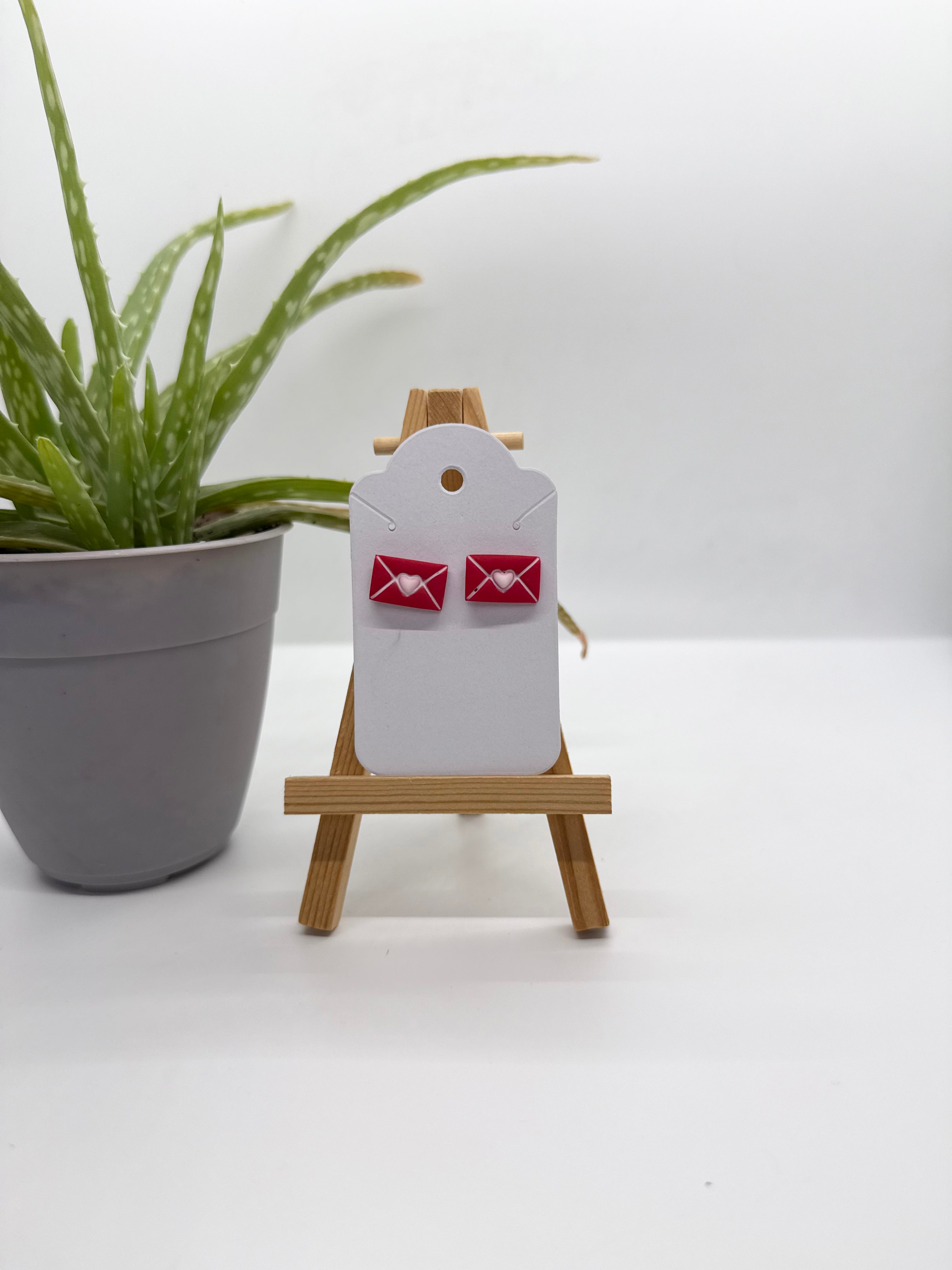 Love Letters - Polymer Clay Studs