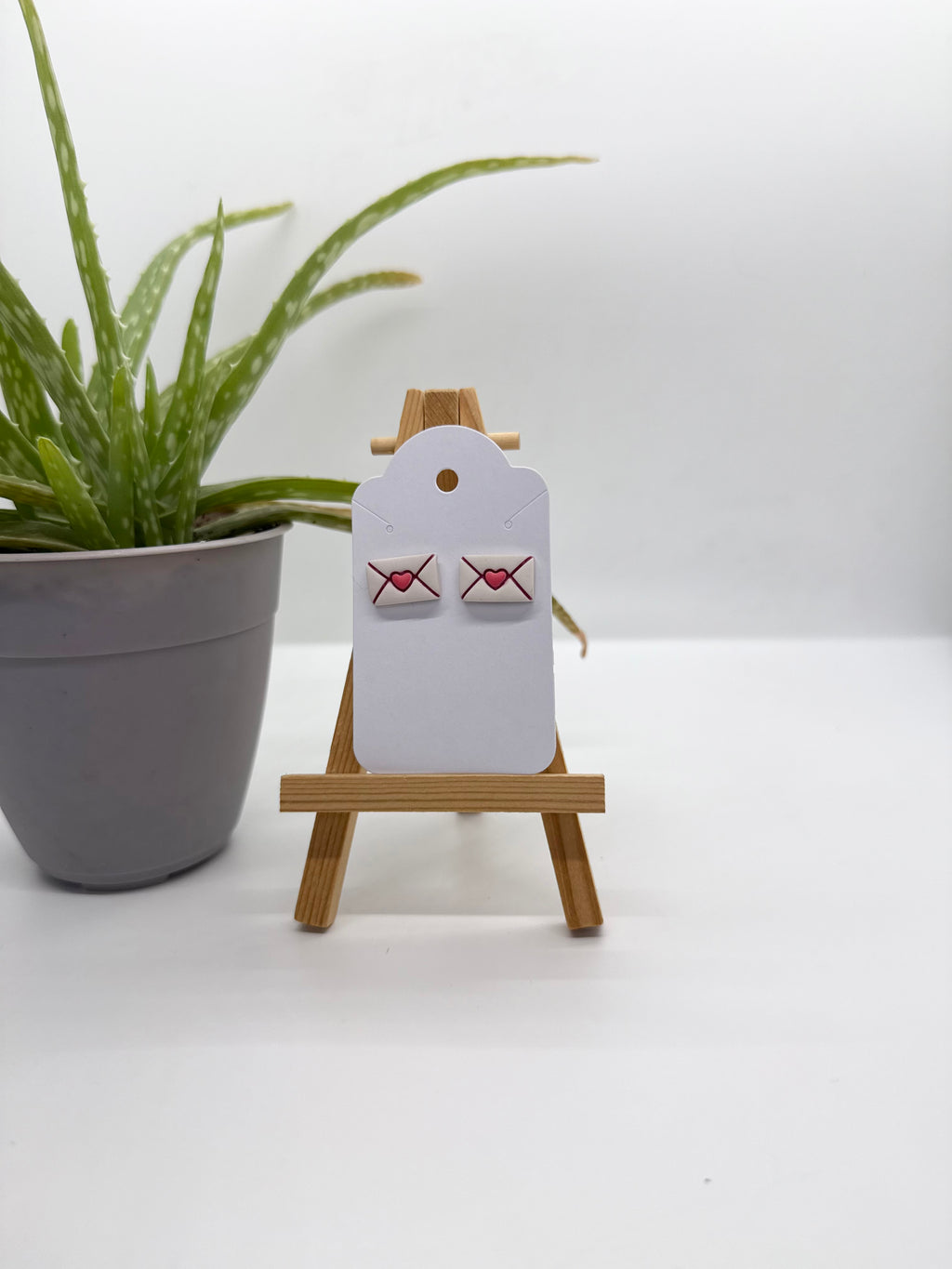 Love Letters - Polymer Clay Studs