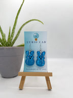 Peep Marshmallow Bunnies - Polymer Clay Earrings