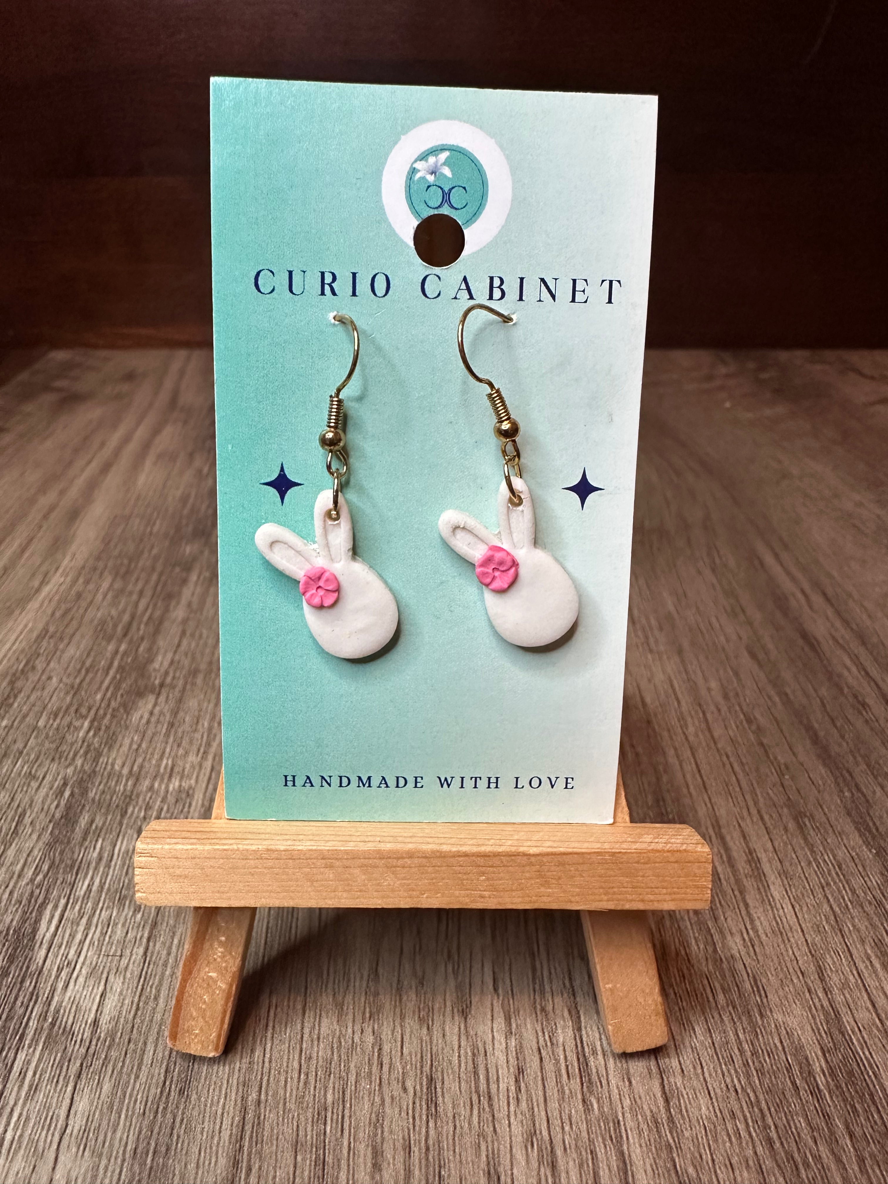 Baby Bunnies - Polymer Clay Earrings