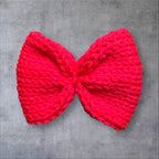 Knit Bow Barrettes