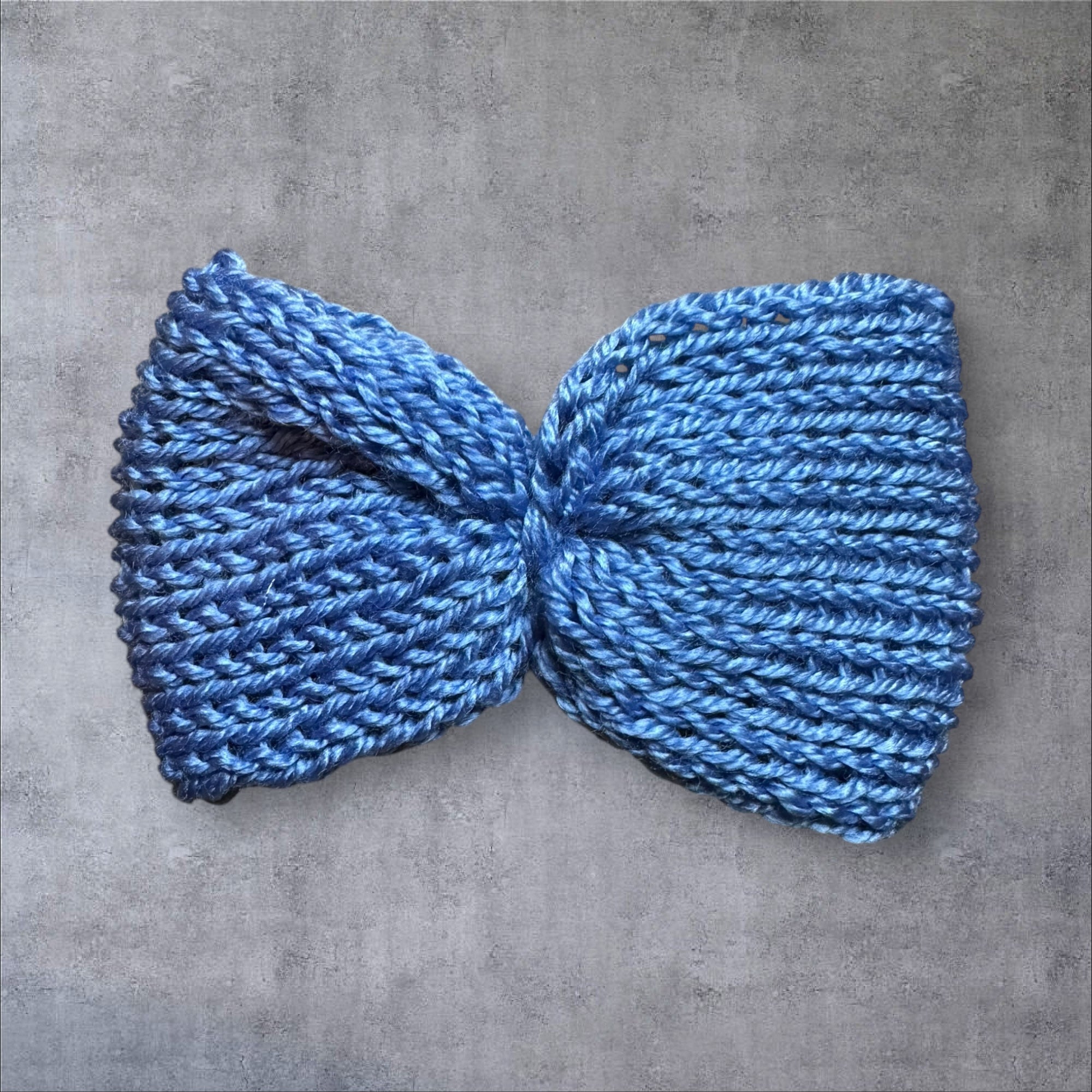 Knit Bow Barrettes