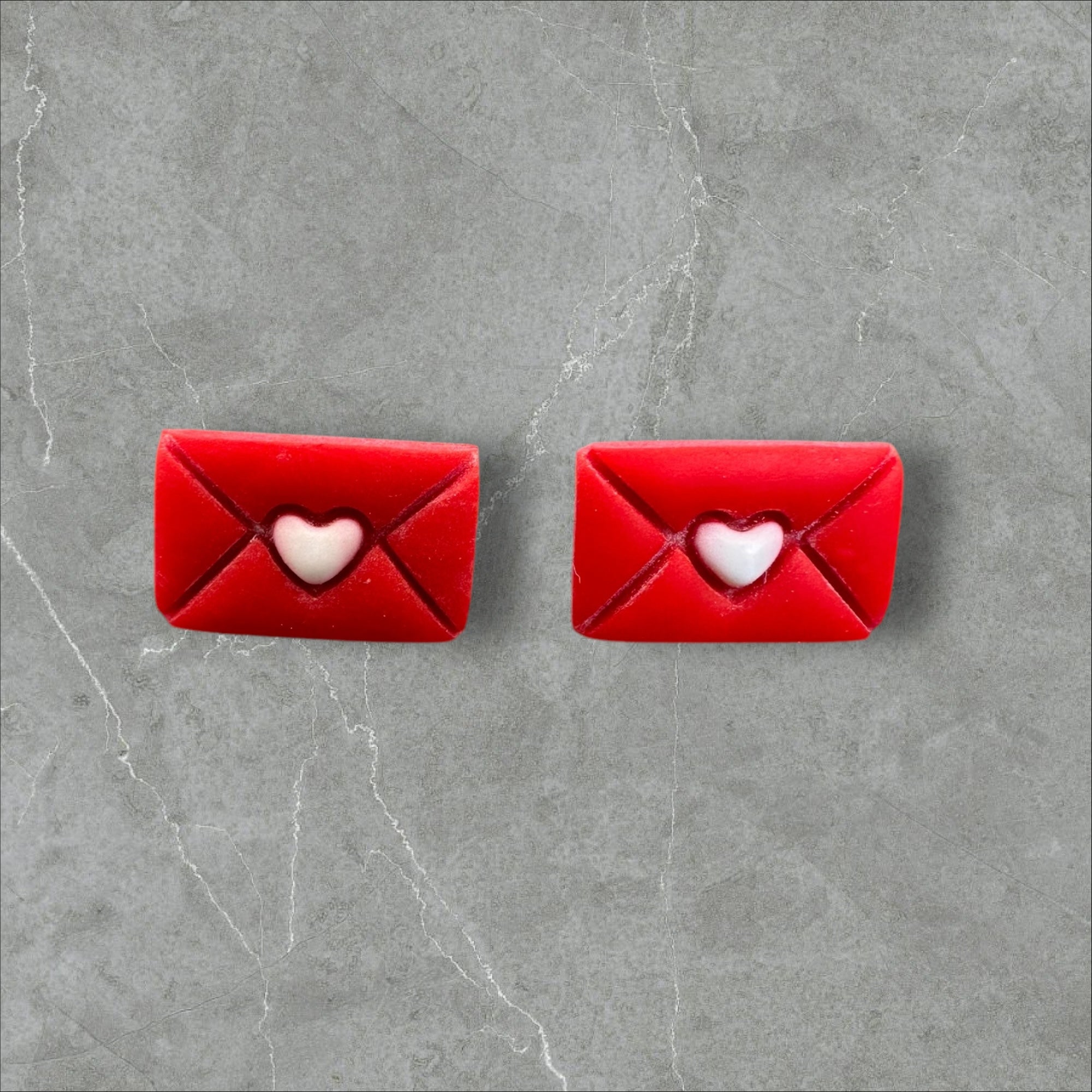 Love Letters - Polymer Clay Studs