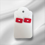 Love Letters - Polymer Clay Studs