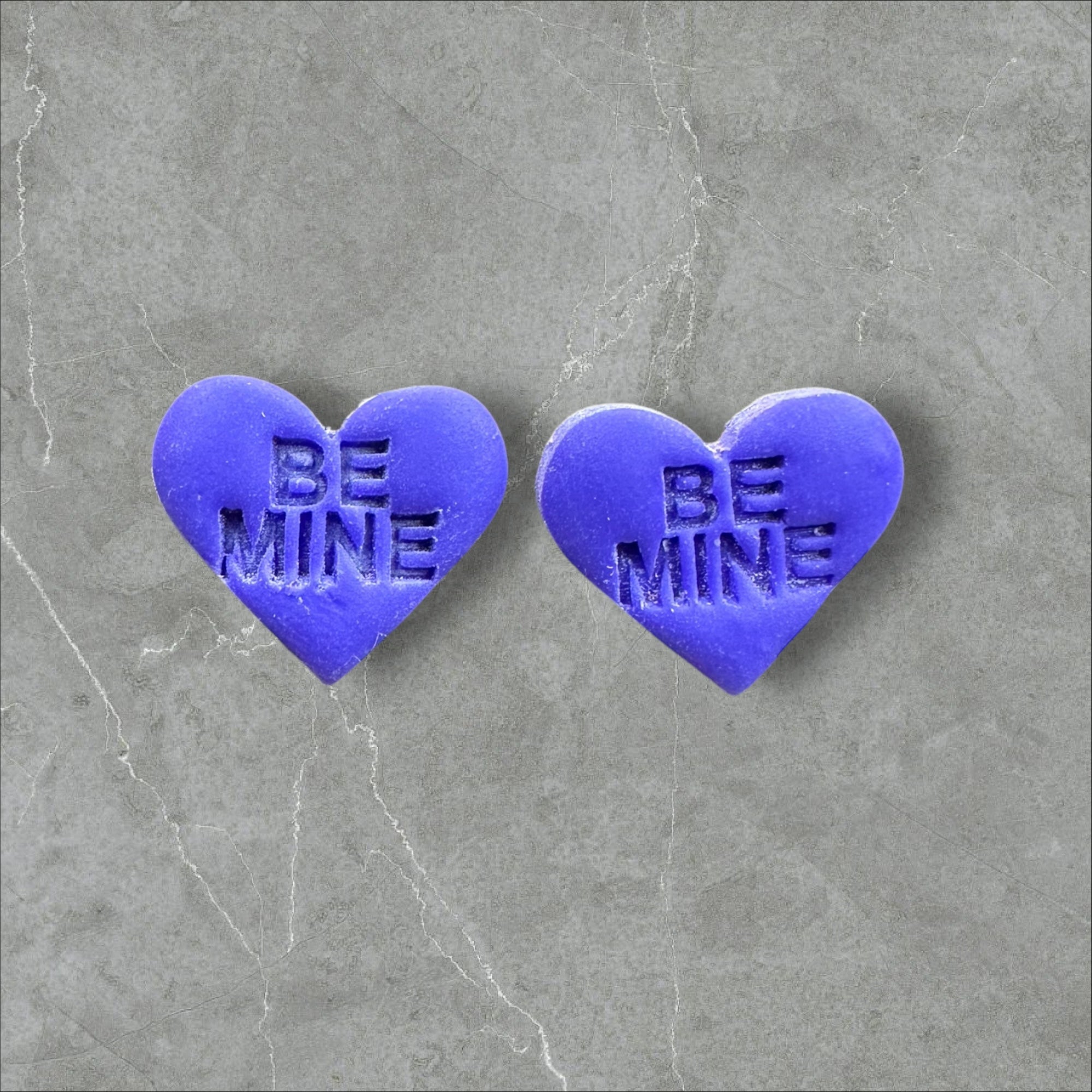 Conversation Hearts - Polymer Clay Studs