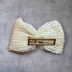 Knit Bow Barrettes