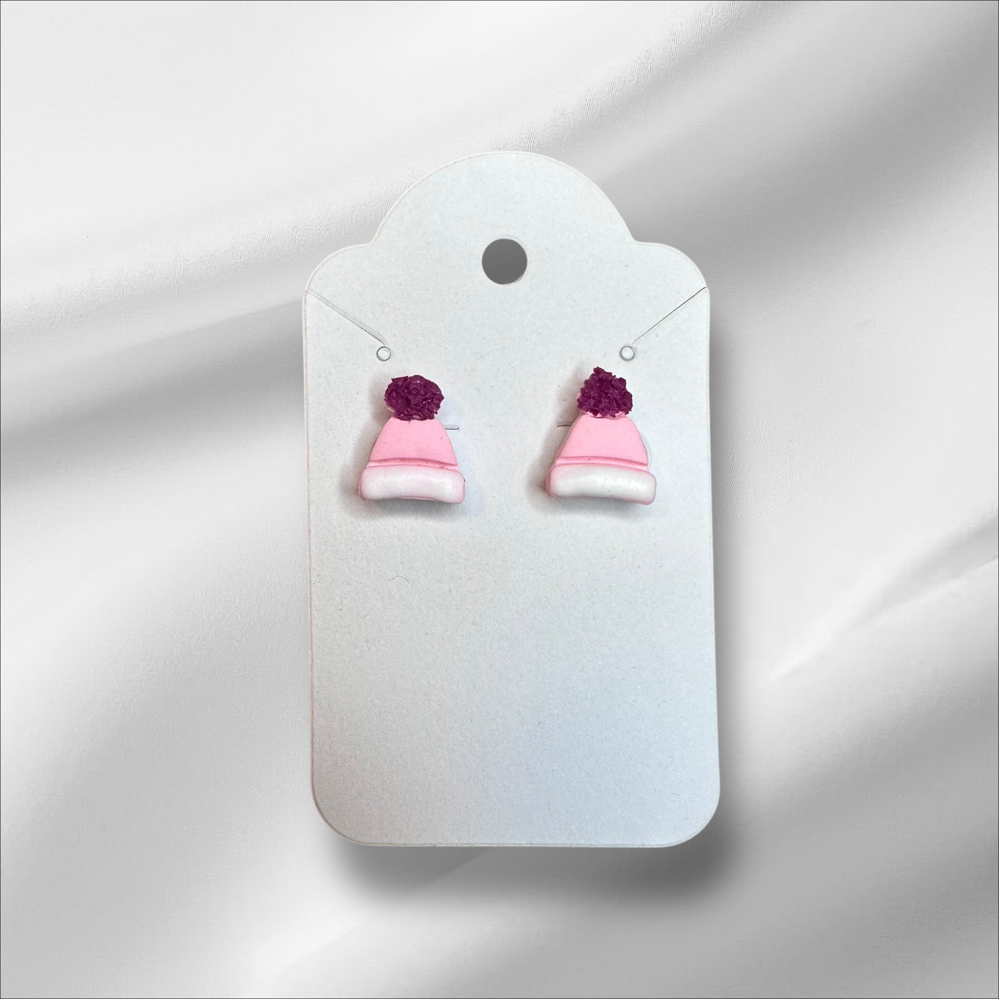 Stocking Caps - Polymer Clay Studs