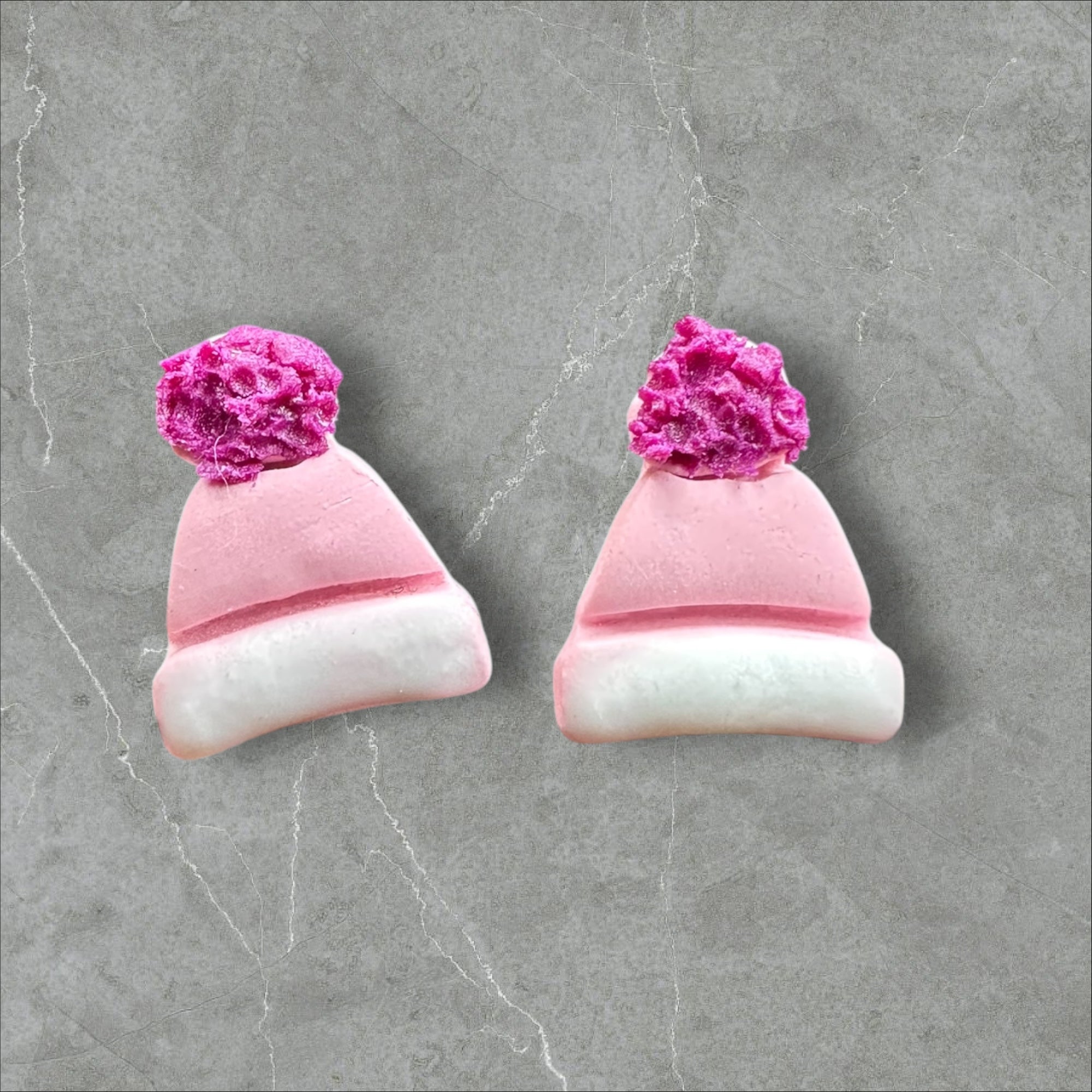 Stocking Caps - Polymer Clay Studs