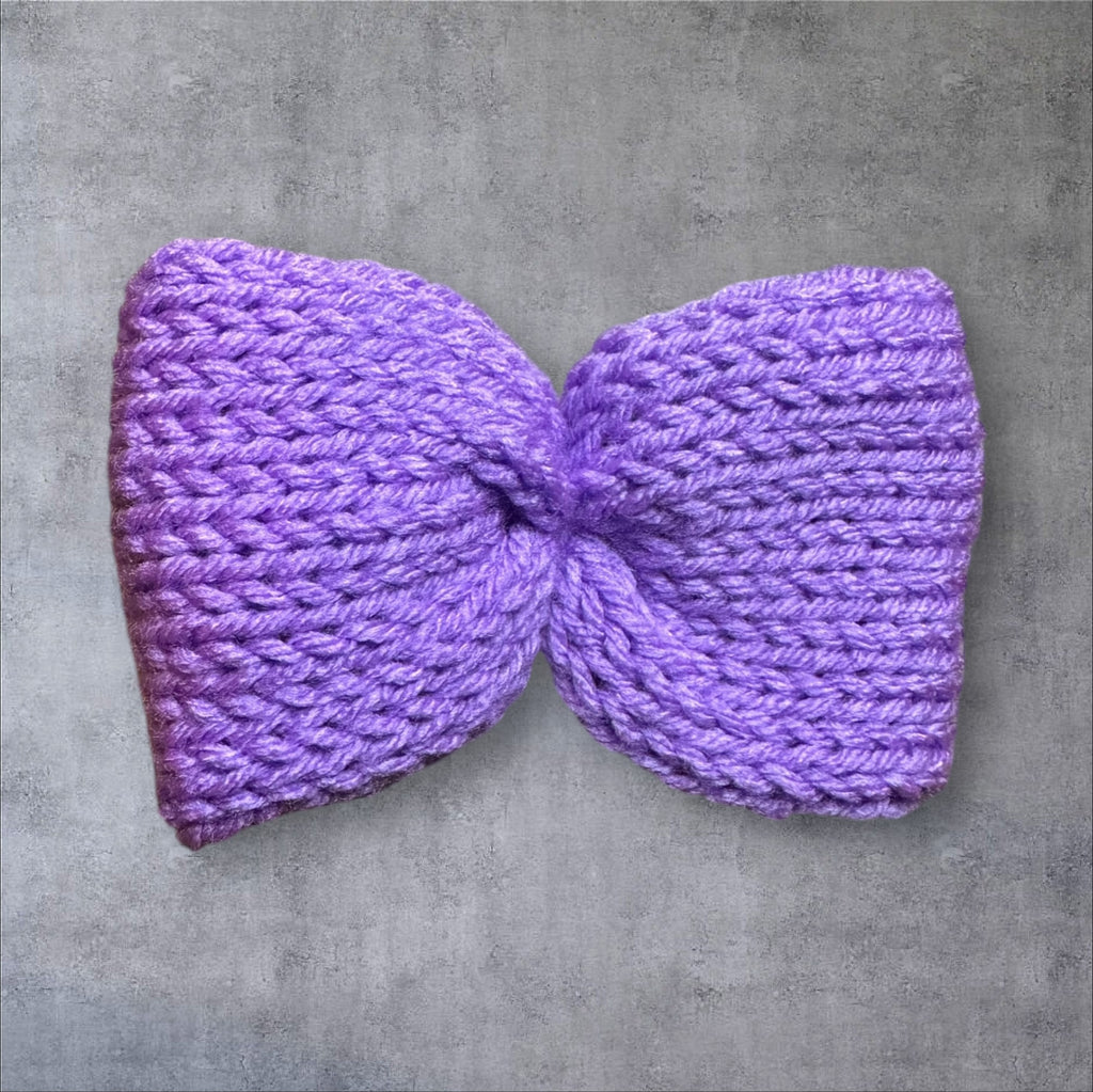 Knit Bow Barrettes