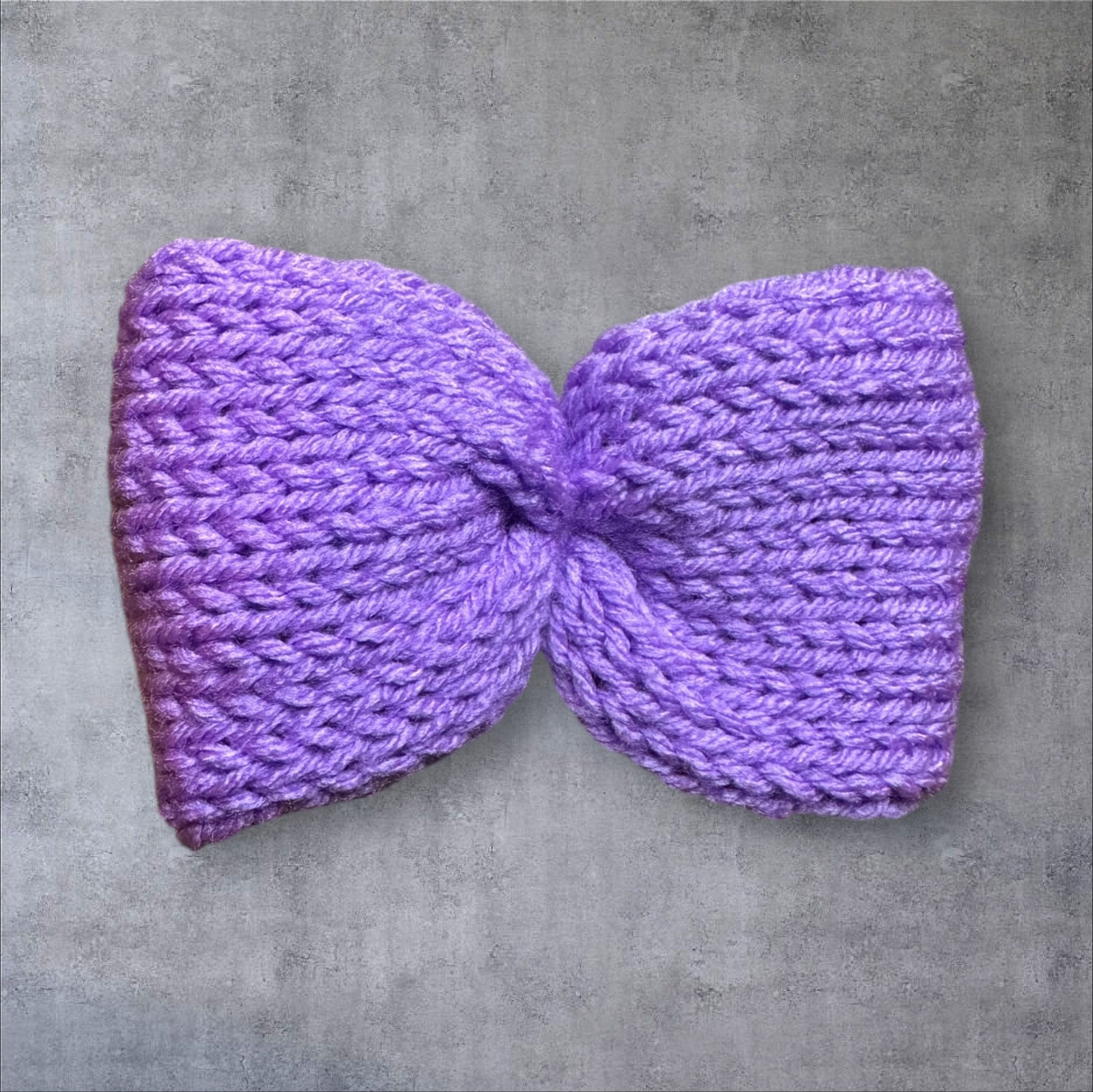 Knit Bow Barrettes