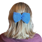Knit Bow Barrettes