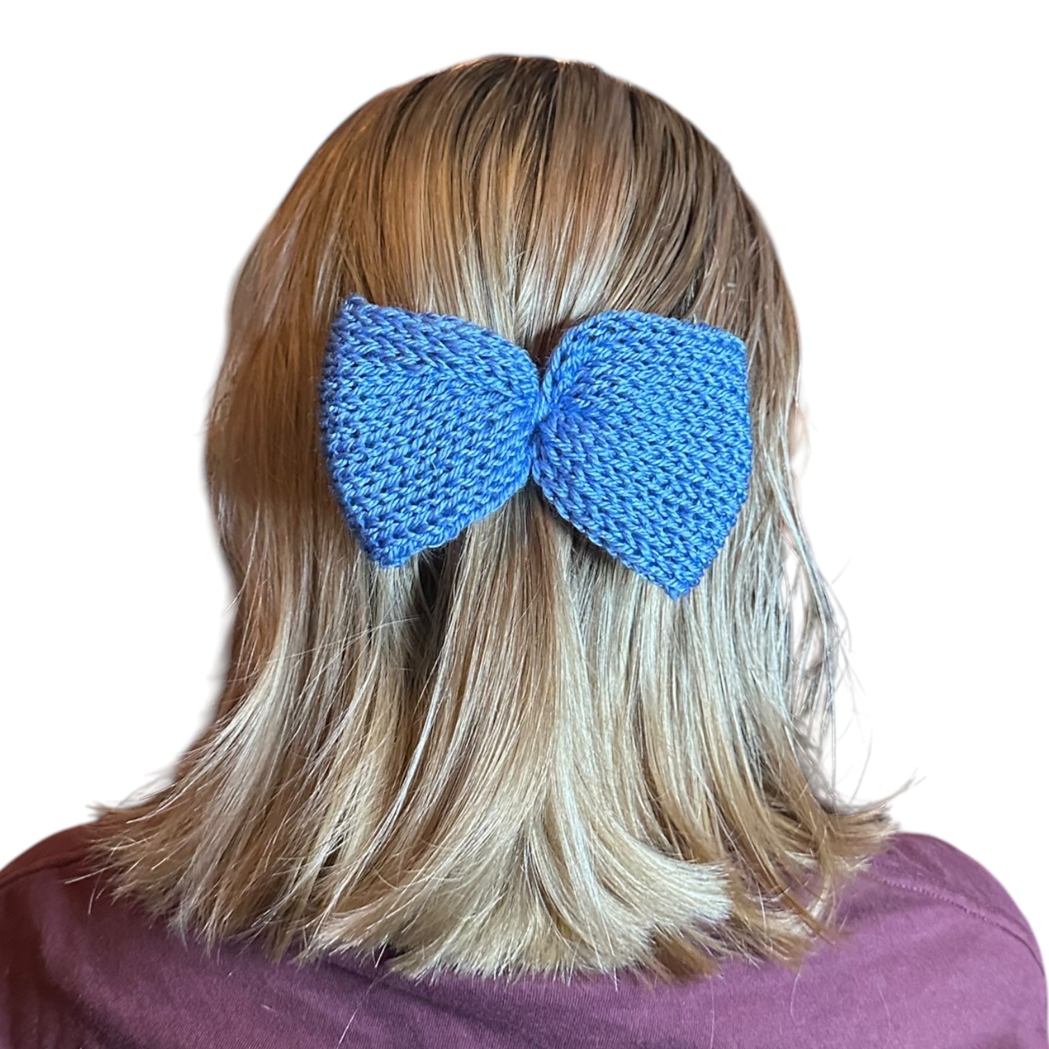 Knit Bow Barrettes
