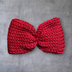 Knit Bow Barrettes