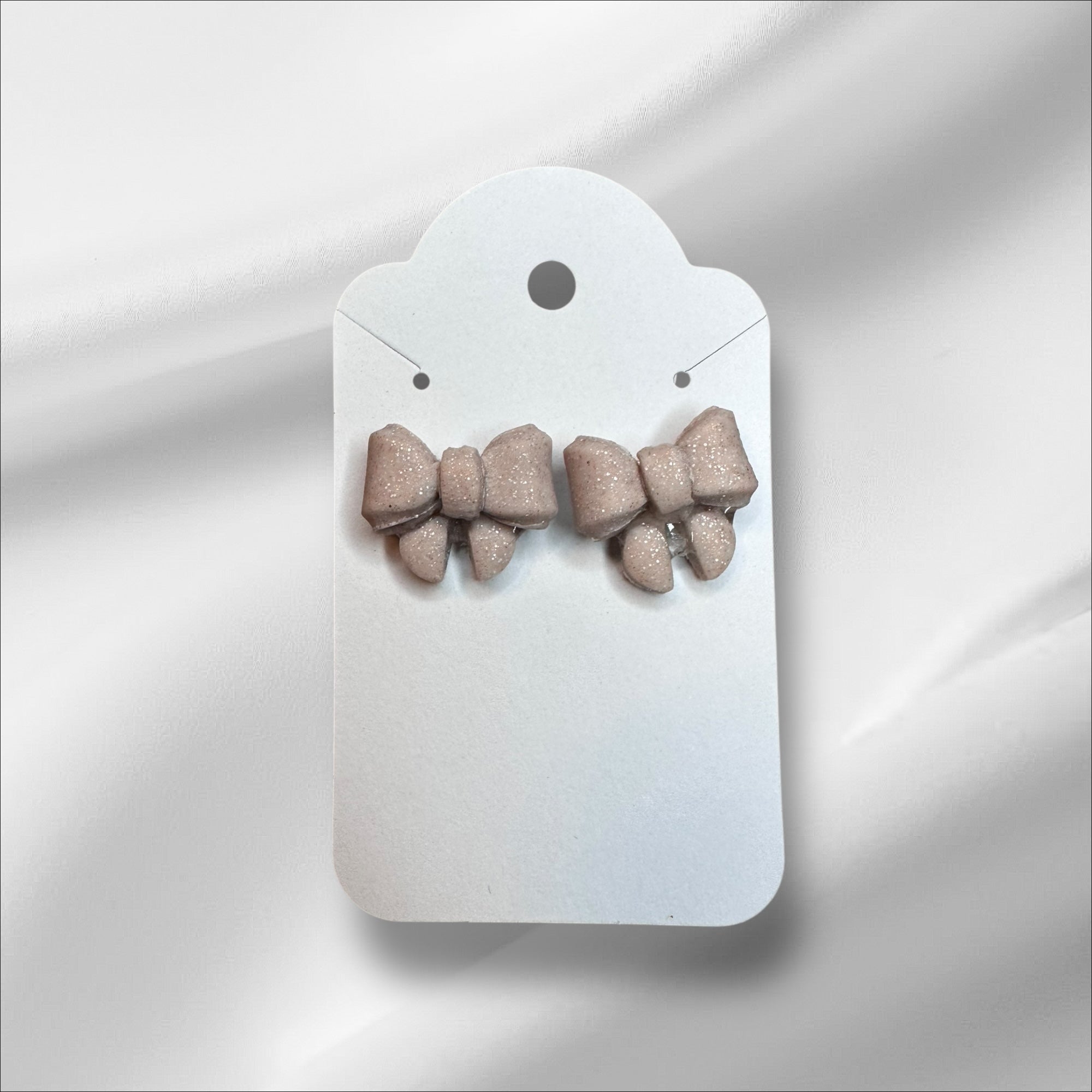 Bitty Bows - Polymer Clay Studs