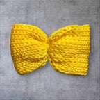 Knit Bow Barrettes