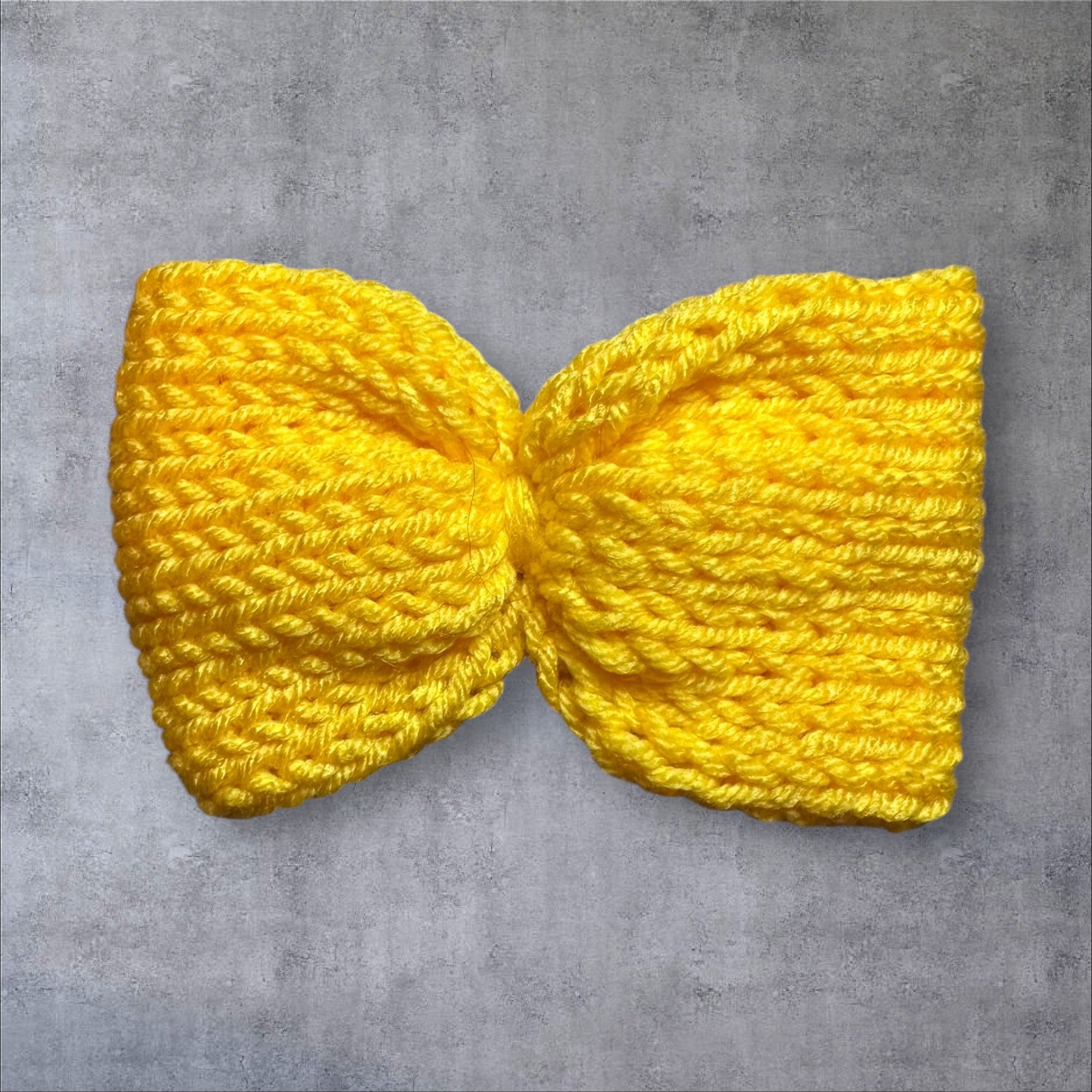 Knit Bow Barrettes