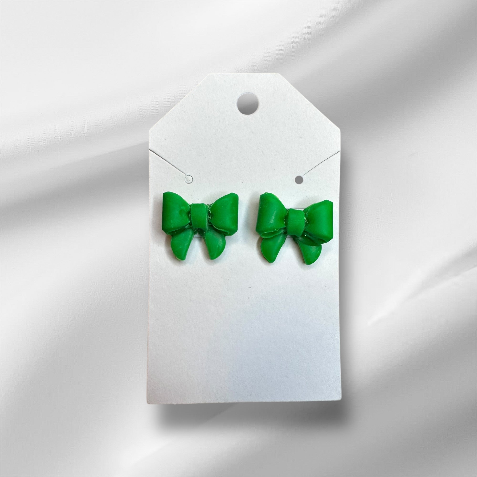 Bitty Bows - Polymer Clay Studs