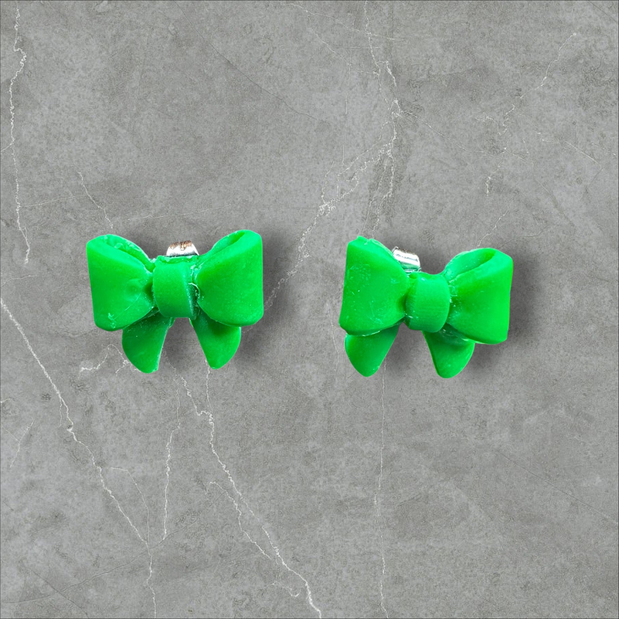Bitty Bows - Polymer Clay Studs