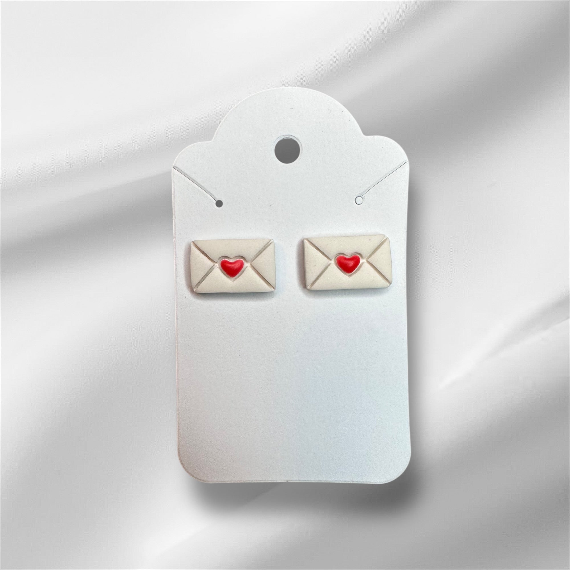 Love Letters - Polymer Clay Studs