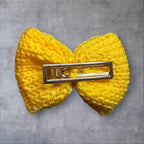 Knit Bow Barrettes