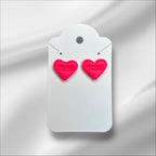 Conversation Hearts - Polymer Clay Studs