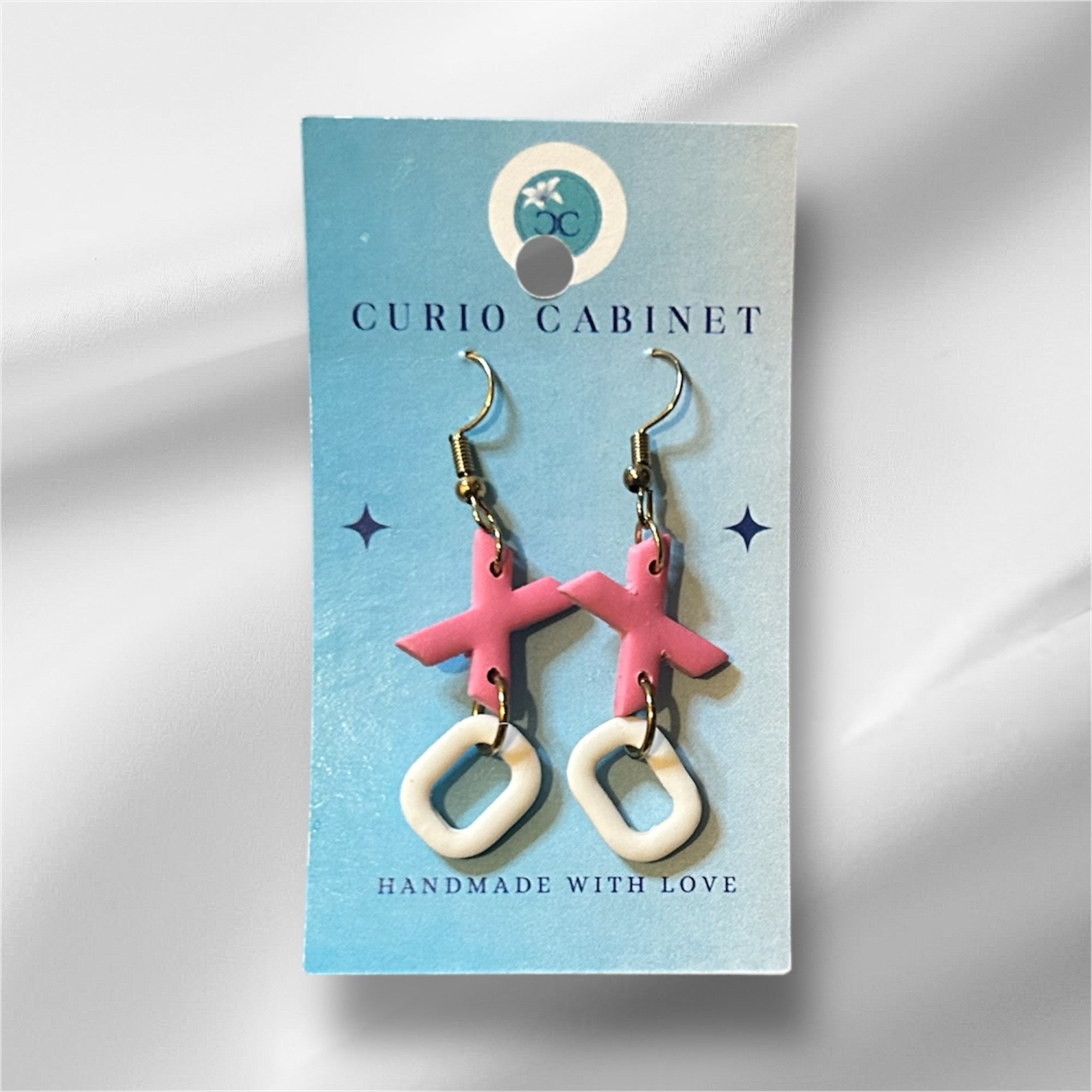 X's & O's - Polymer Clay Earrings