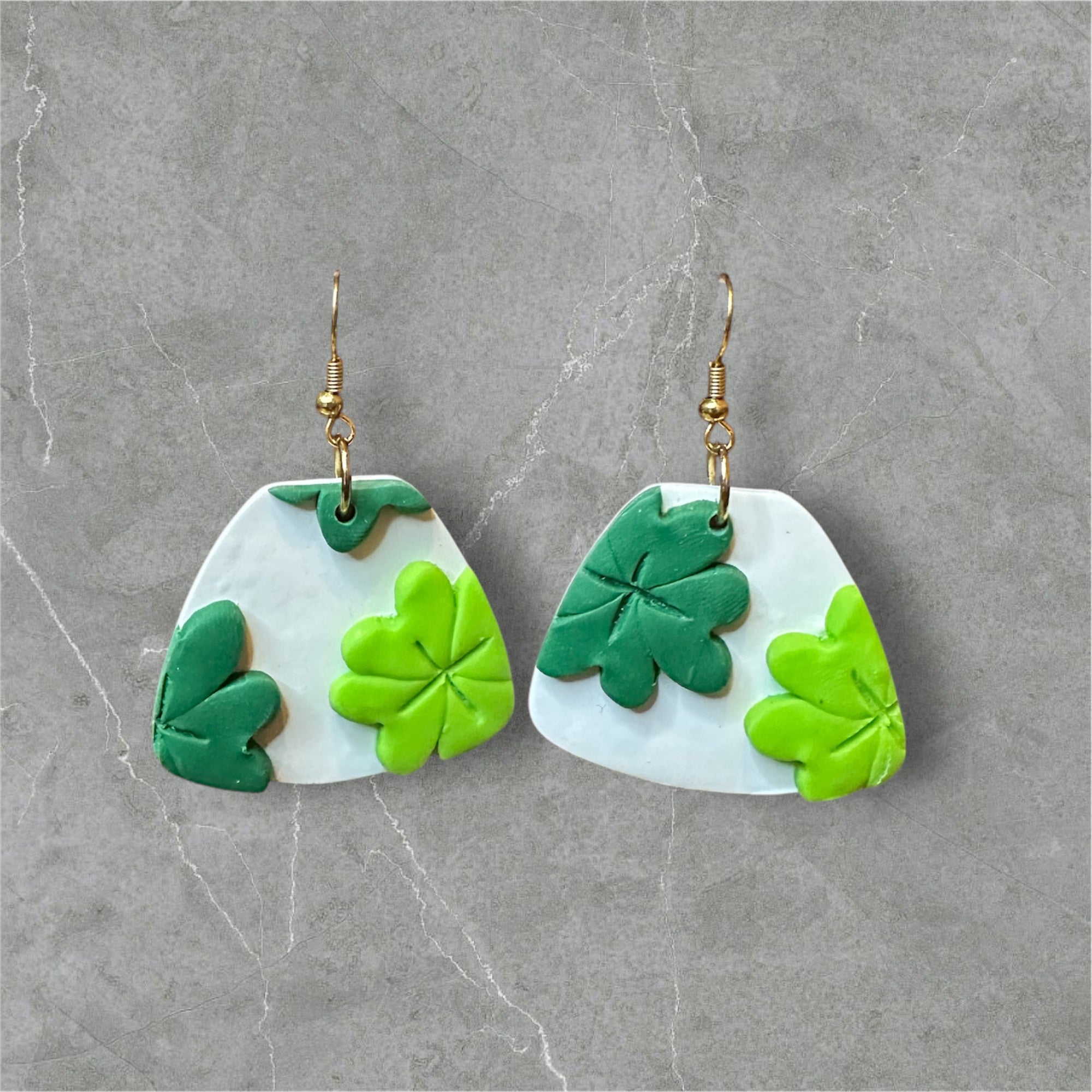 Shamrock Season - Polymer Clay Earrings