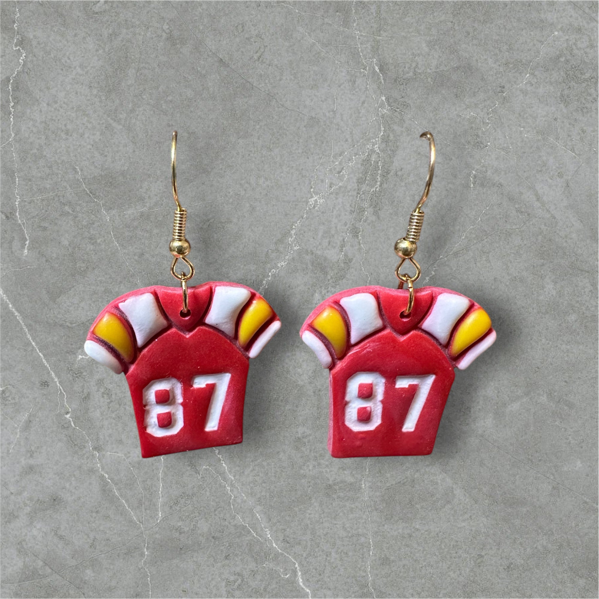 Jerseys - Polymer Clay Earrings