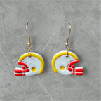 Team Helmets - Polymer Clay Earrings
