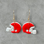 Team Helmets - Polymer Clay Earrings