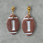 Fun Footballs - Polymer Clay Earrings