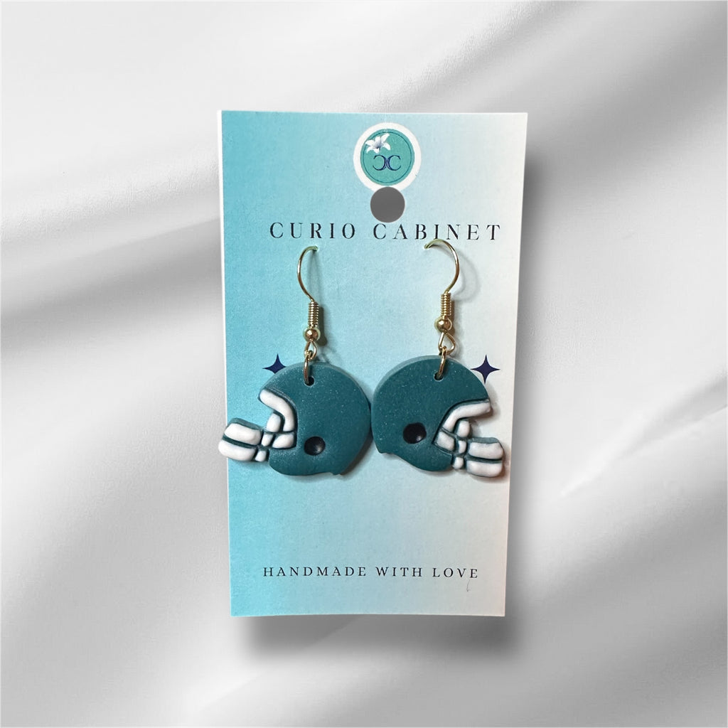 Team Helmets - Polymer Clay Earrings