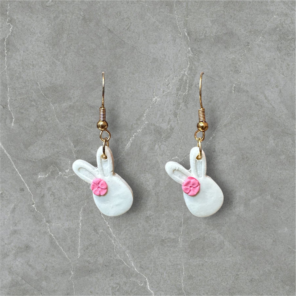 Baby Bunnies - Polymer Clay Earrings