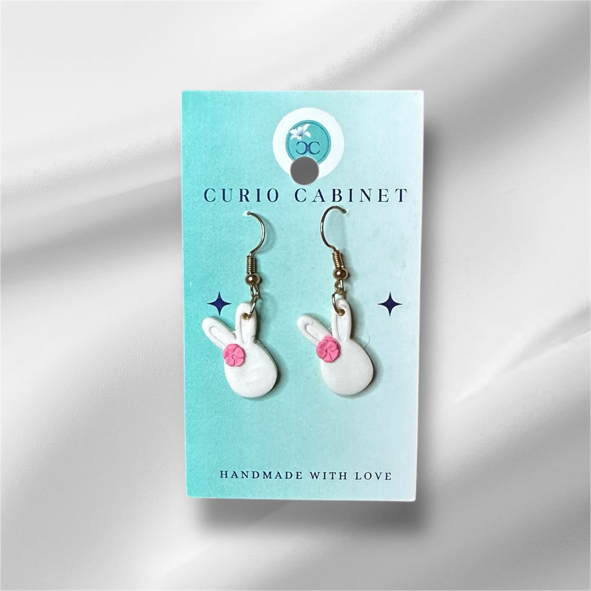 Baby Bunnies - Polymer Clay Earrings