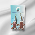 Gingerbread Men - Polymer Clay Earrings