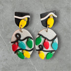 String of Lights - Polymer Clay Earrings