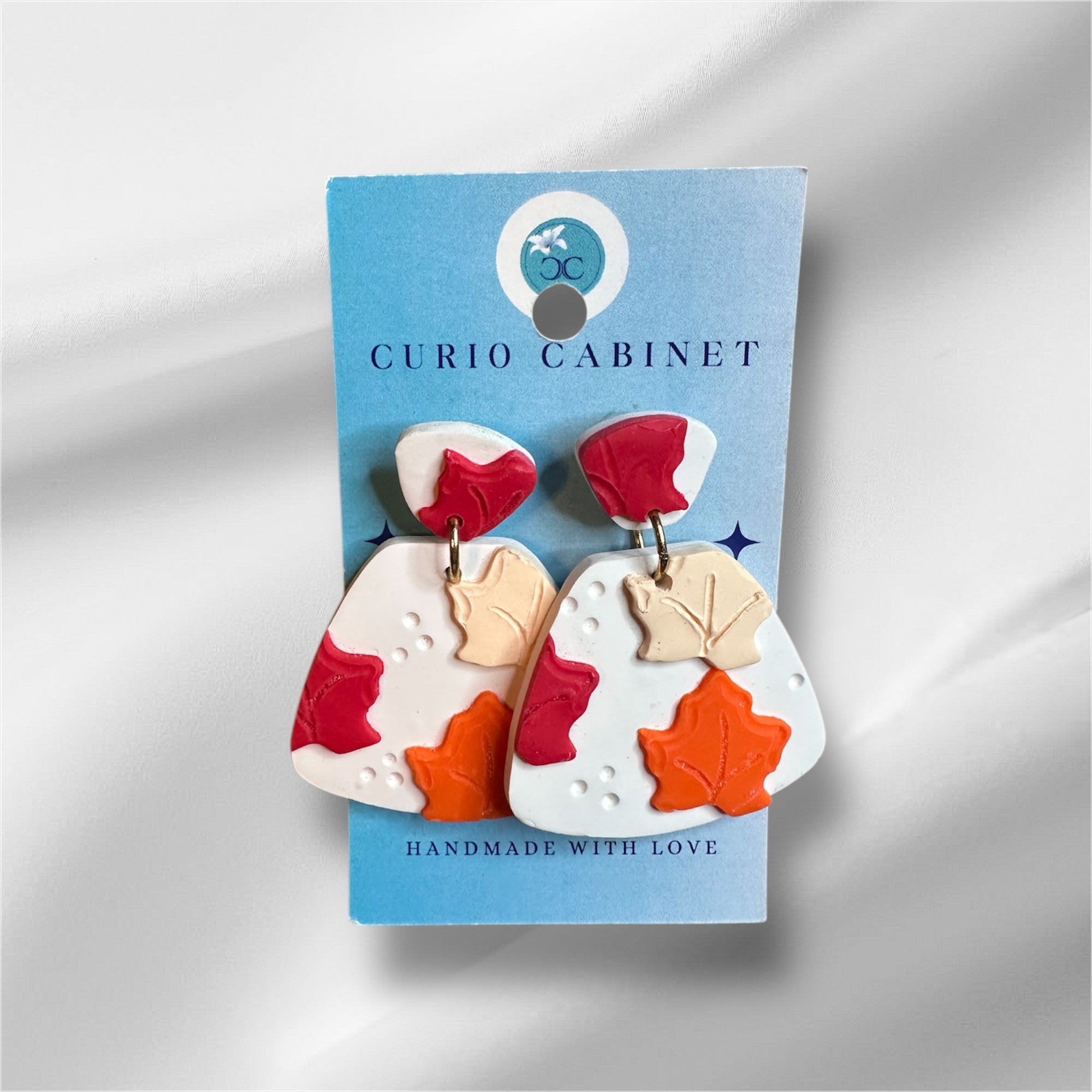 Maple Leaves - Polymer Clay Earrings
