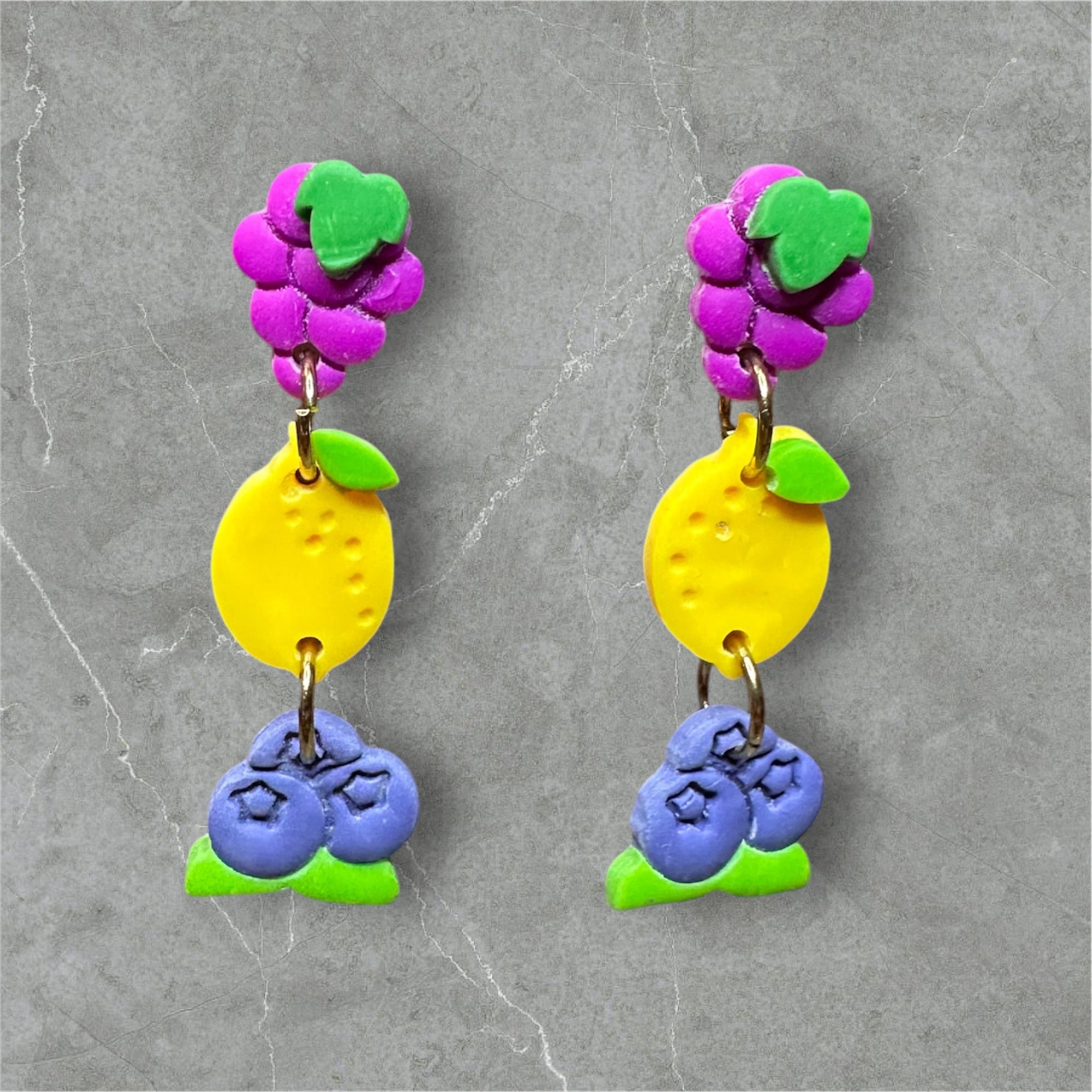 Fruit Dangles - Polymer Clay Earrings